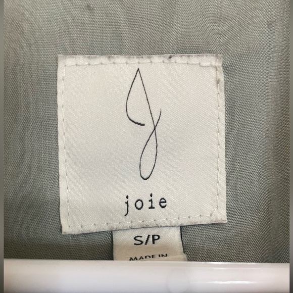 Joie Anthropologie Soft Fleece Boxy Shacket in Sage Green - Picture 6 of 9